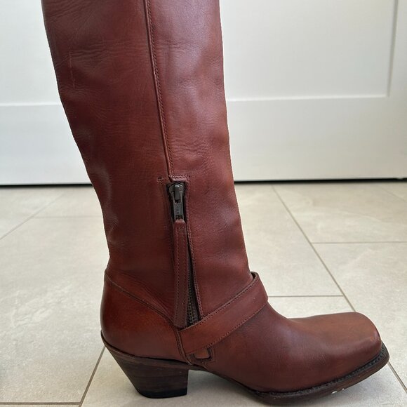 John Fluevog I Believe High Sheryl Tall Boot With Buckles Women's Size 8.5 US - Picture 5 of 16